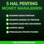 5 Hal Penting Money Manajemen | | Kursus Trading Di Malang | Belajar Forex Malang