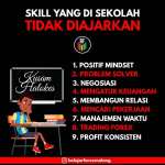 Skill Yang Tidak Diajarkan DI Sekolah | | Kursus Trading Di Malang | Belajar Forex Malang